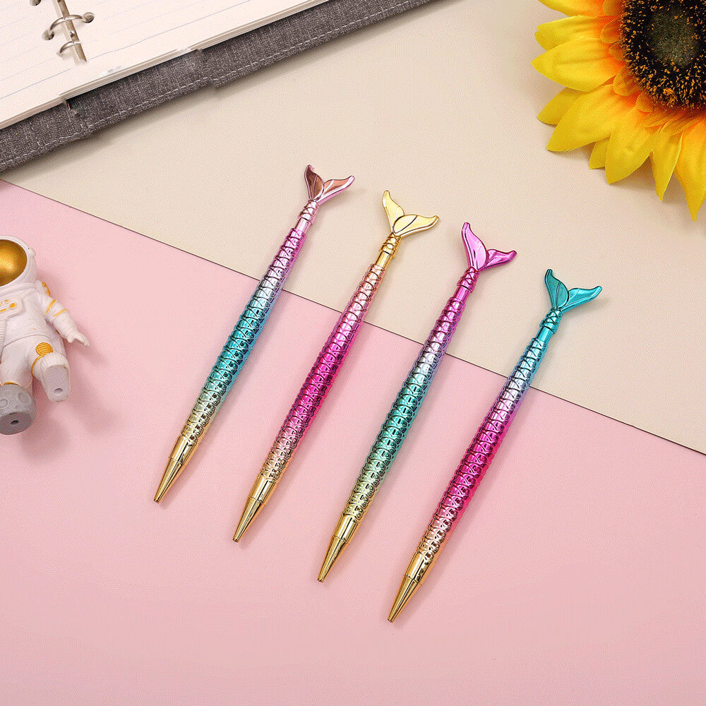 METALLIC RAINBOW MERMAID TAIL PEN