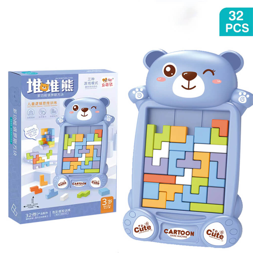 MULTIFUNCTIONAL TETRIS BOARD GAME - 32 PCS