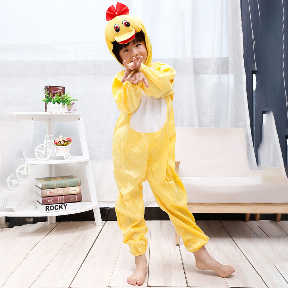 KIDS DUCK COSTUME WITH JUMP SUIT AND HEADSET