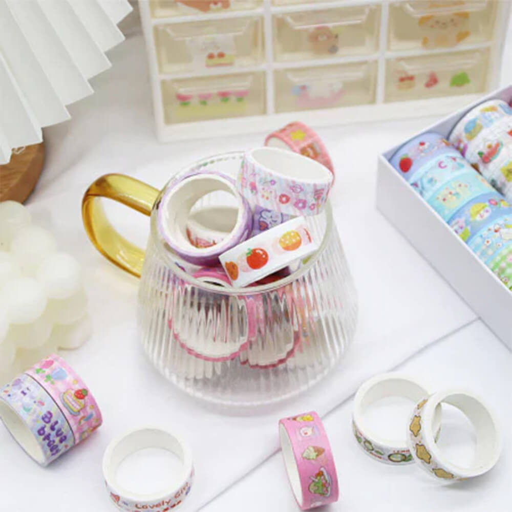 60 ROLLS SET CUTE CARTOON WASHI TAPE SET