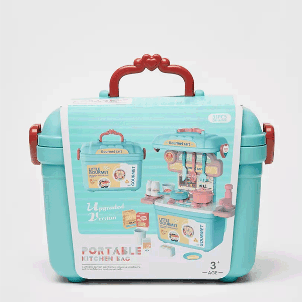 GOURMET PORTABLE KITCHEN BAG FOR KIDS - SKY BLUE