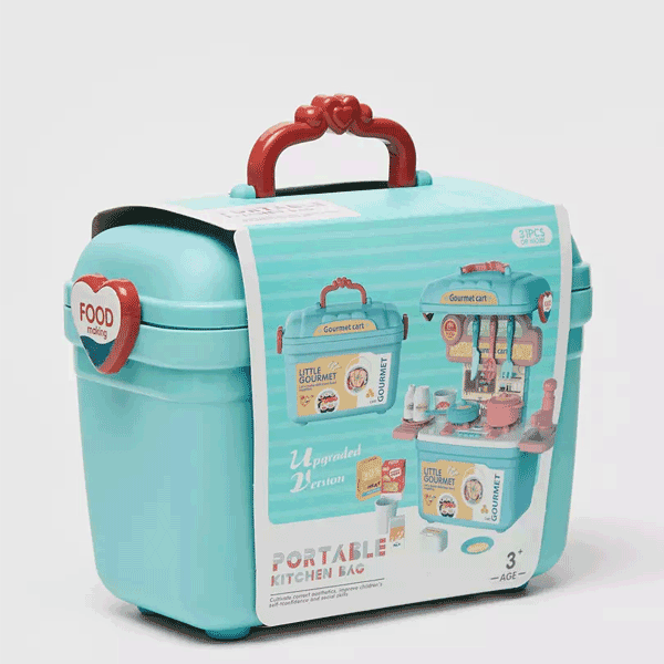 GOURMET PORTABLE KITCHEN BAG FOR KIDS - SKY BLUE