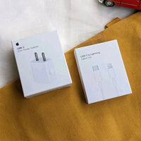 Thumbnail for IPHONE CHARGING COMBO SET, IPHONE USB C 20W POWER ADAPTER, IPHONE USB C TO LIGHTNING