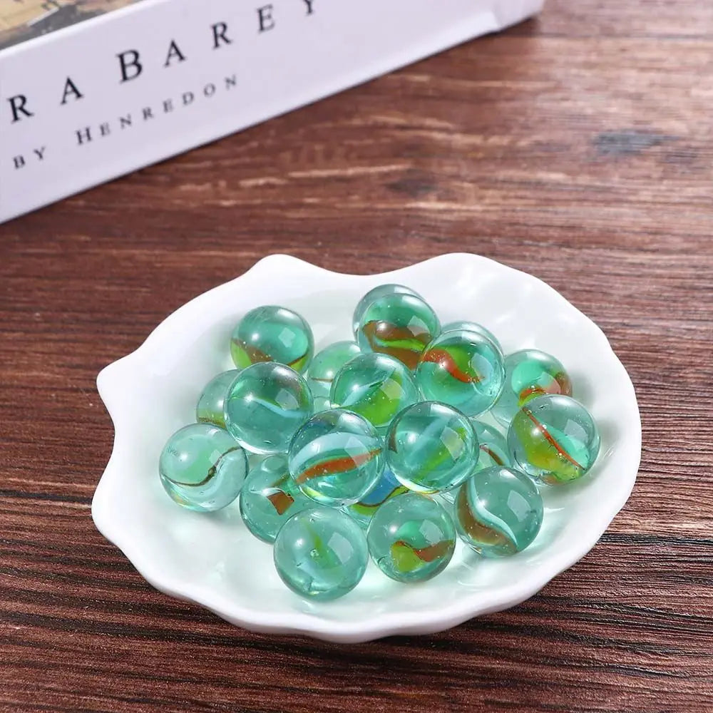 COLORFUL GLASS MARBLES BALL - 68 TO 70 PCS