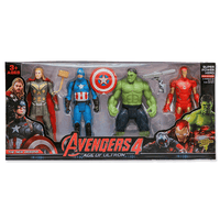 Thumbnail for MARVEL AVENGERS SUPERHERO ACTION FIGURE - 4 PCS