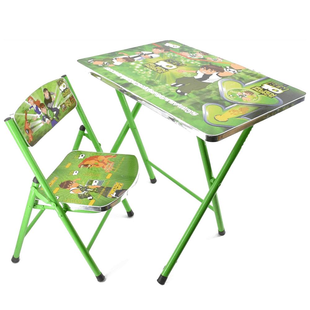 KIDS FOLDING TABLE AND CHAIR SET Toys4you.pk