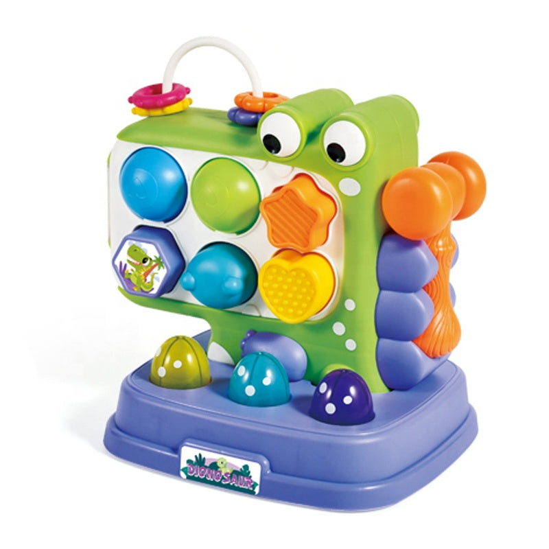 LITTLE DINOSAUR WHACK-A-MOLE  INTERACTIVE HAMMERING POUNDING TOY