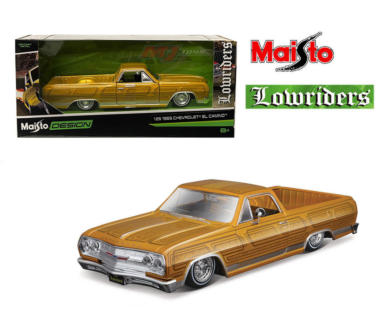 MAISTO 1:25 1965 CHEVROLET EL CAMINO STATIC DIECAST MODEL