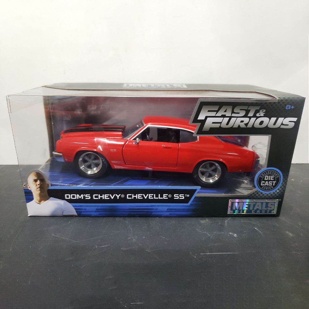 1:24 FAST AND FURIOUS  1970 CHEVY CHEVELLE SS RED