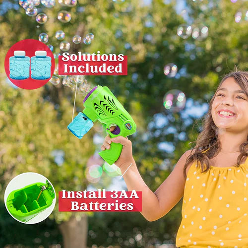 AUTOMATIC BUBBLE GUN TOY