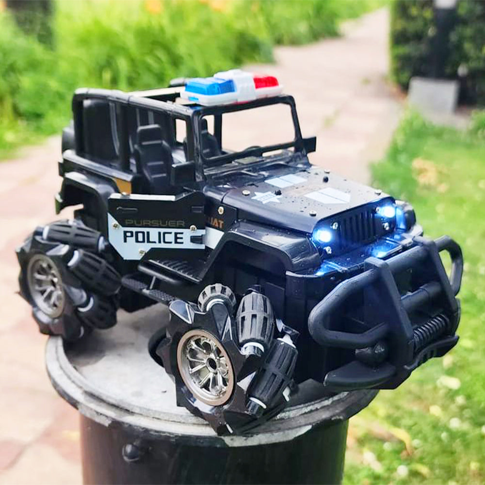 REMOTE CONTROL ROCK CLIMBING POLICE JEEP