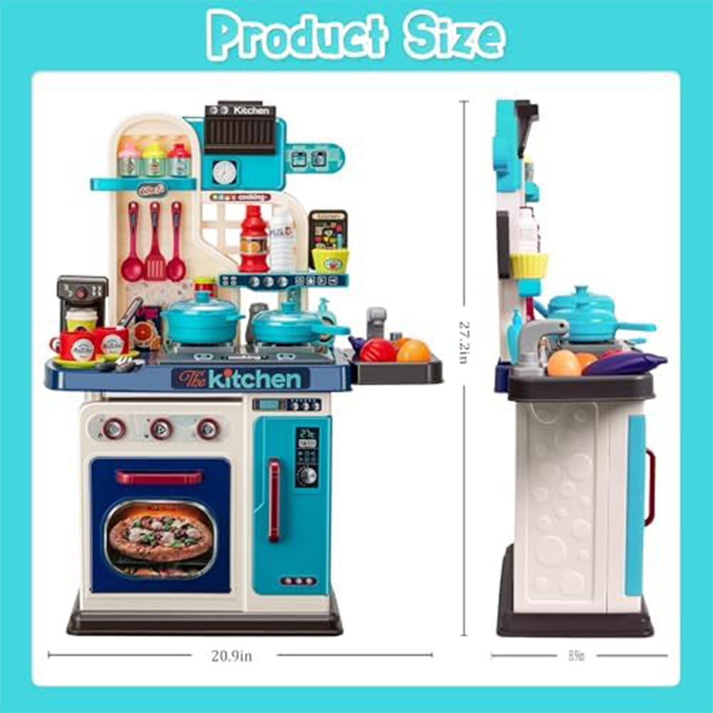 KIDS KITCHEN PLAYSET - 53 PCS