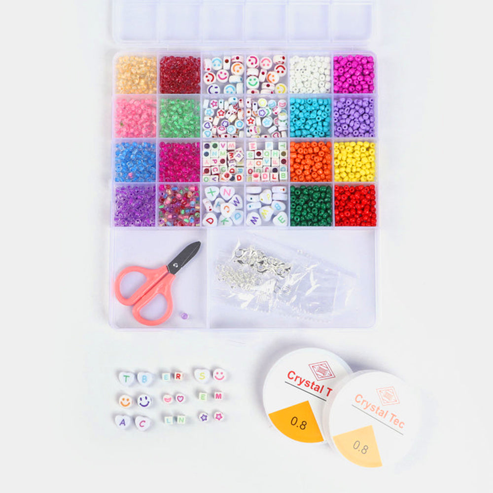 GIRLS BEADS SET FOR CREATIVE PLAY