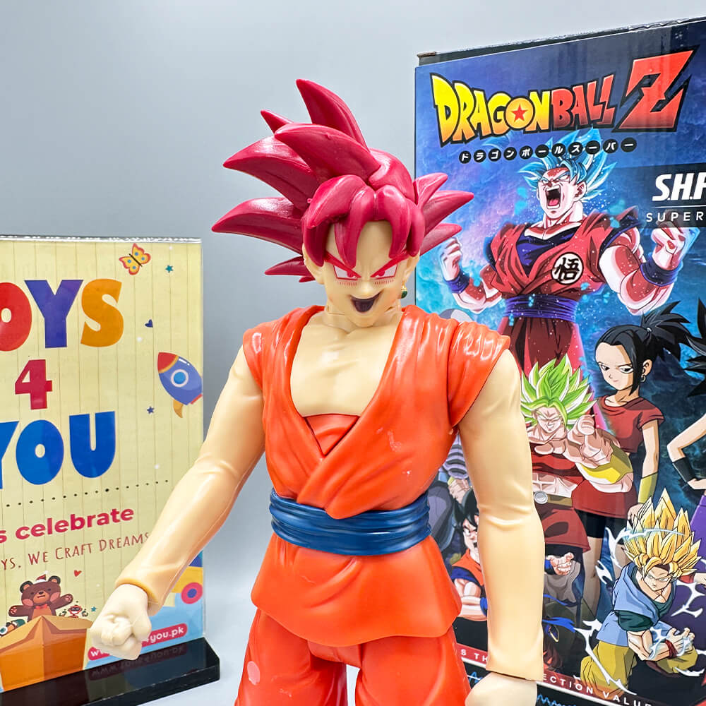 DRAGON BALL Z GOKU SUPER SAIYAN GOD FIGURE SET