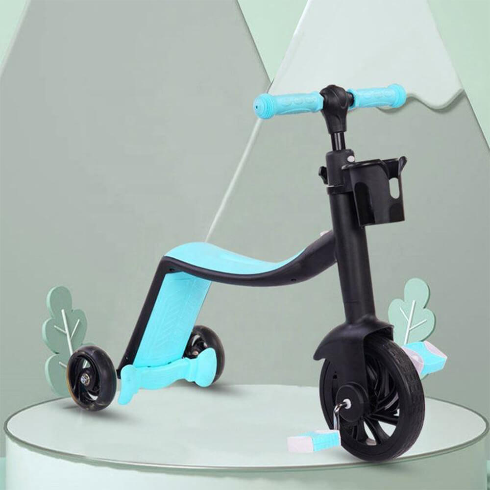 2 IN 1 MULTIFUNCTIONAL KICK SCOOTER & TRICYCLE