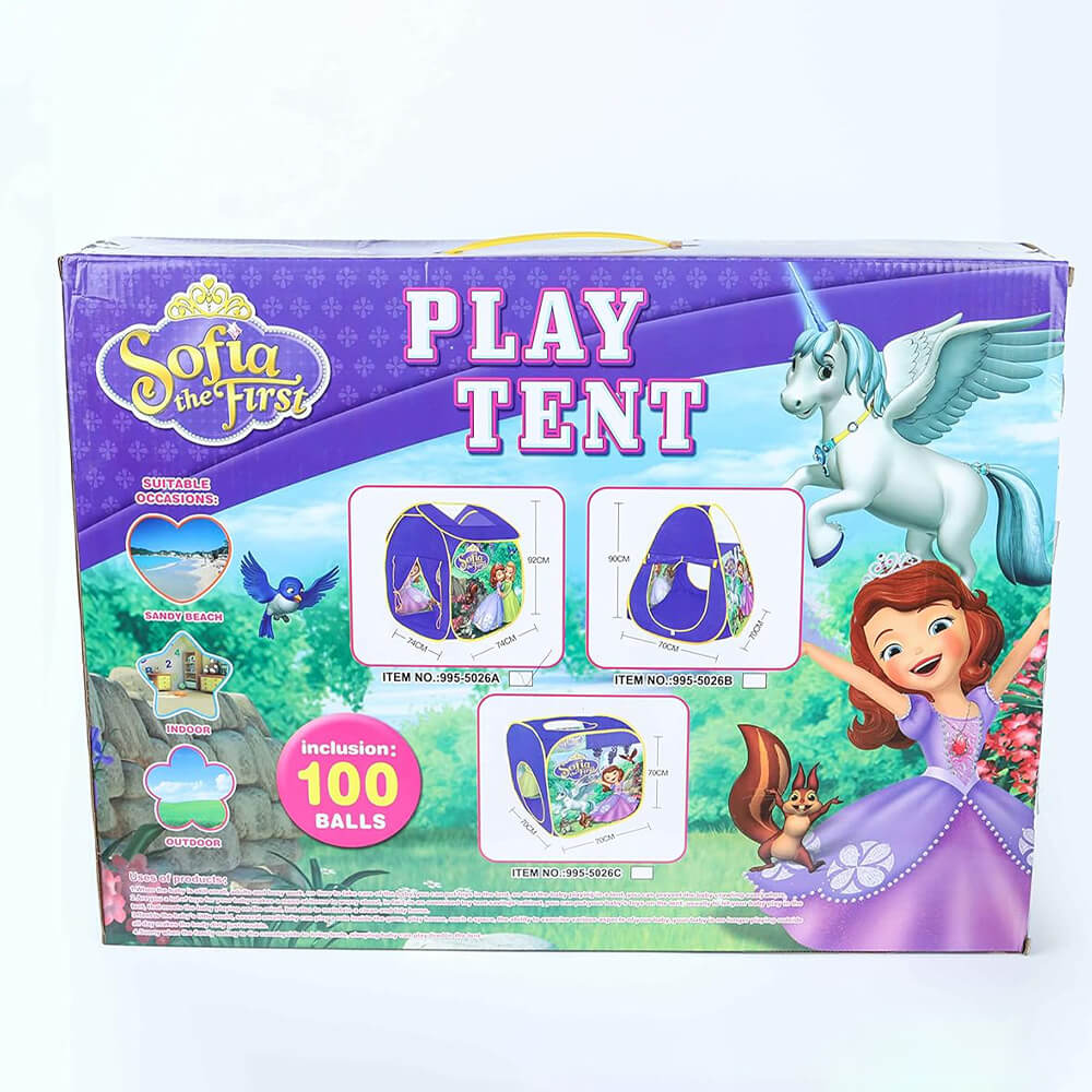 SOFIA PLAY TENT HOUSE WITH 100 BALL