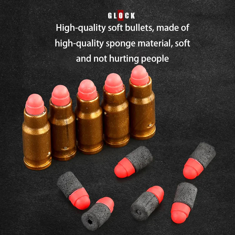 PACK OF 10 SOFT BULLET FOR GLOCK GUN