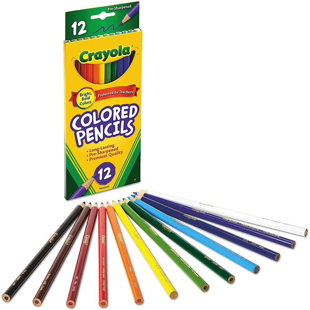 CRAYOLA COLORED PENCILS - PACK OF 12