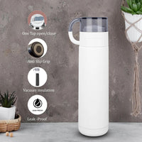 Thumbnail for STAINLESS STEEL VACUUM INSULATED WATER BOTTLE WITH CUP