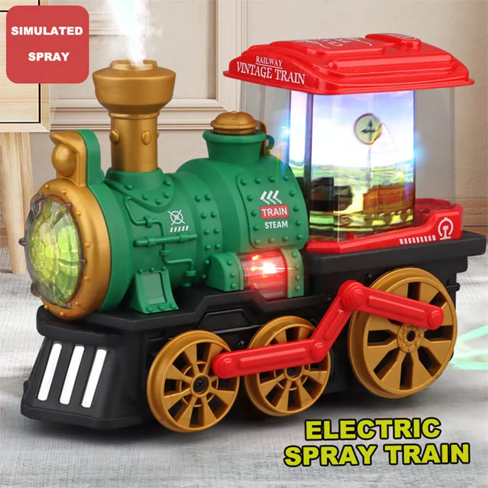 MUSICAL SPRAY ELECTRIC TRAIN TOY