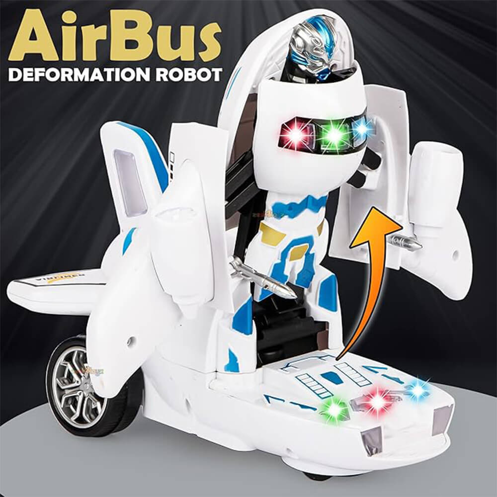 AIRBUS DEFORMATION ROBOT AEROPLANE TOY