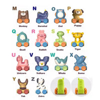 Thumbnail for ANIMALS SHAPES LETTERS - 4 PCS