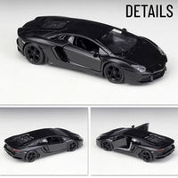 Thumbnail for 1:36 PULL BACK LAMBORGHINI AVENTADOR LP750-4 SV DIECAST METAL ALLOY CAR