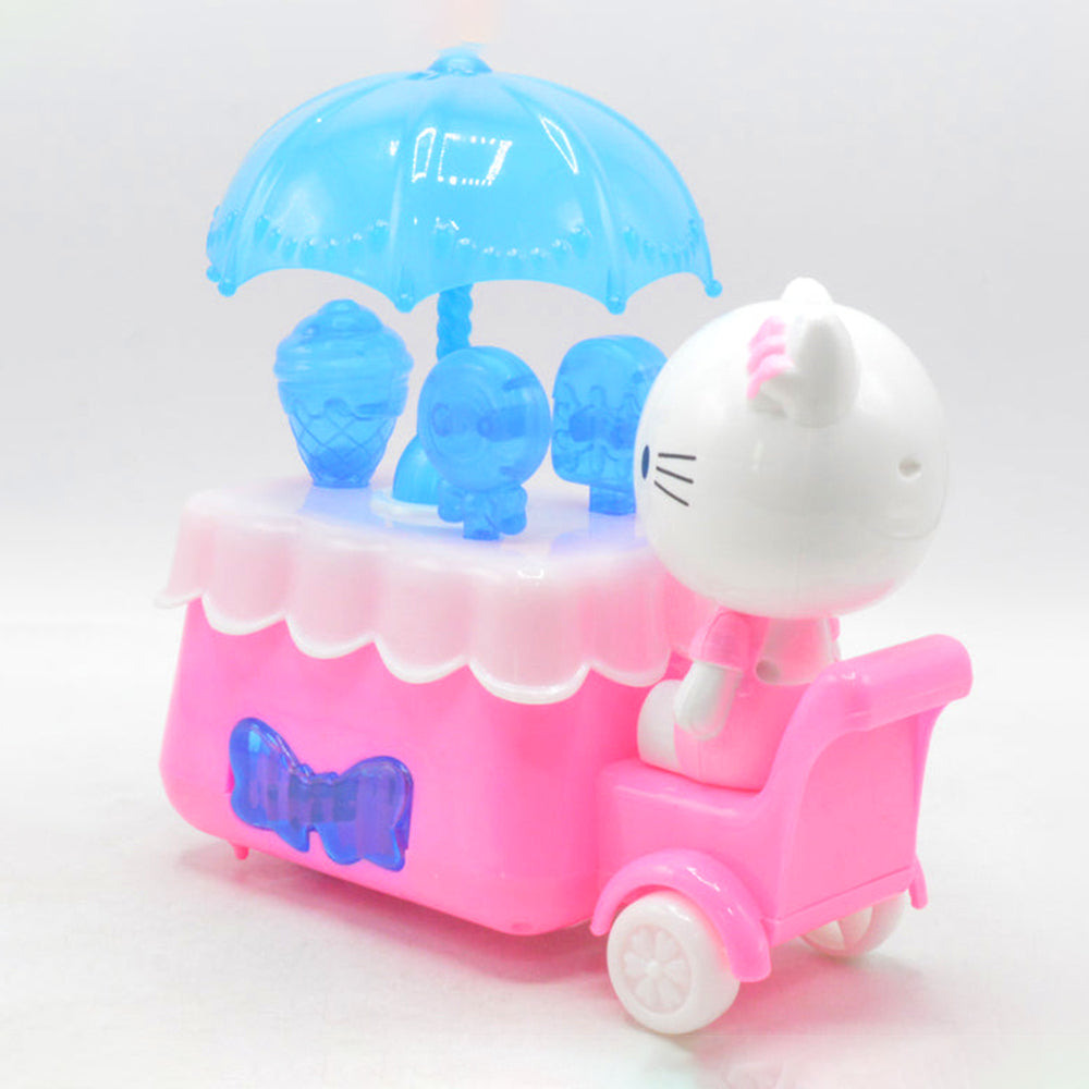 HELLO KITTY ICE CREAM CAR WITH LIGHT & SOUND