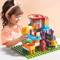 Thumbnail for ELECTRIC CIRCULATION TRAIN SIDE BUILDING BLOCK - 77 PCS