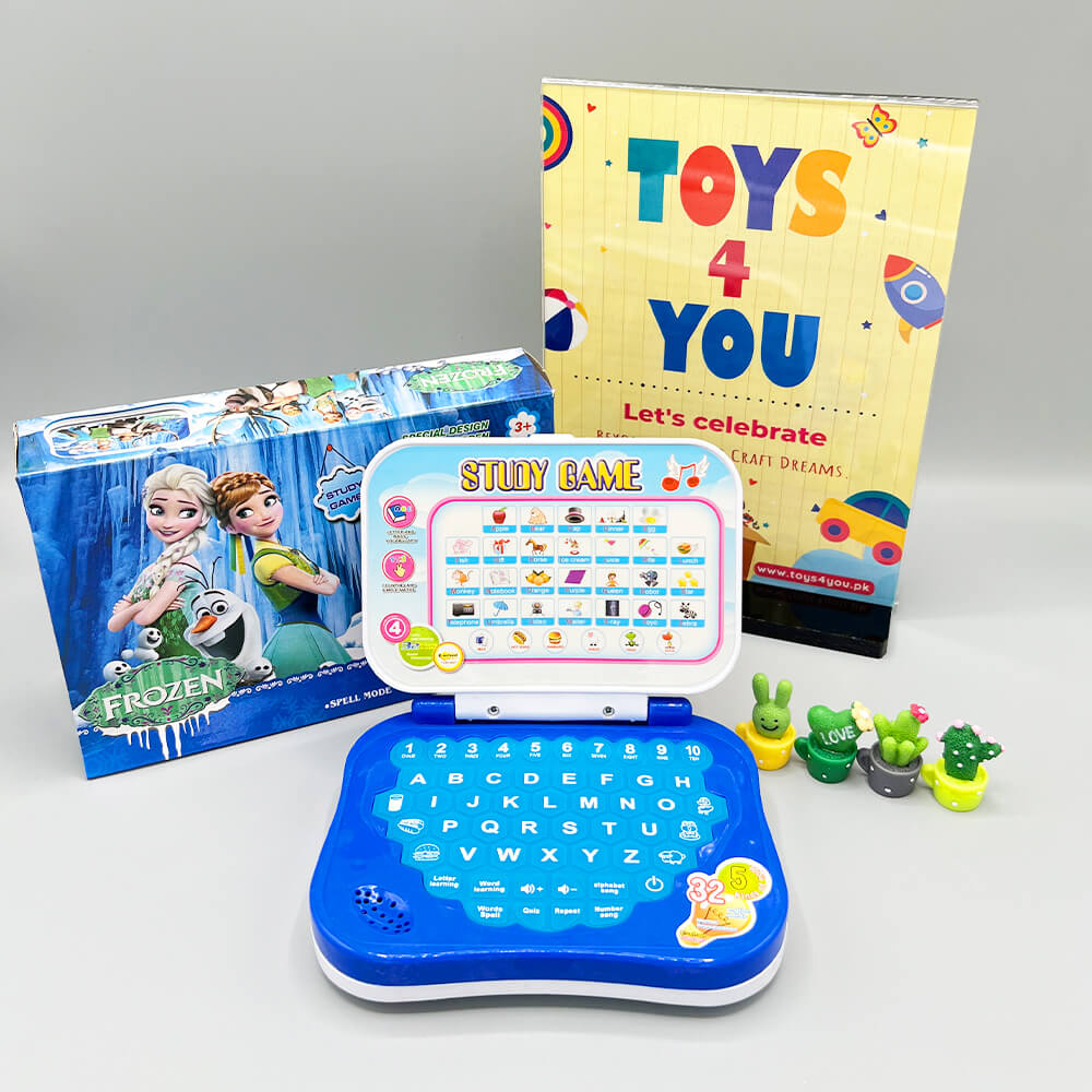 MINI EDUCATIONAL DISNEY FROZEN LAPTOP – Toys4you.pk
