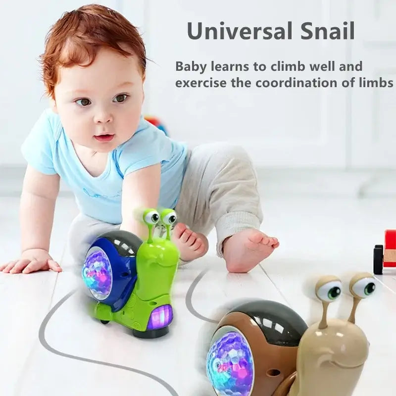 SNAIL WALKING MUSICAL TOY FOR KIDS