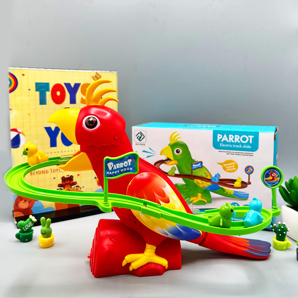 PARROT ELECTRIC TRACK SLIDE TOY