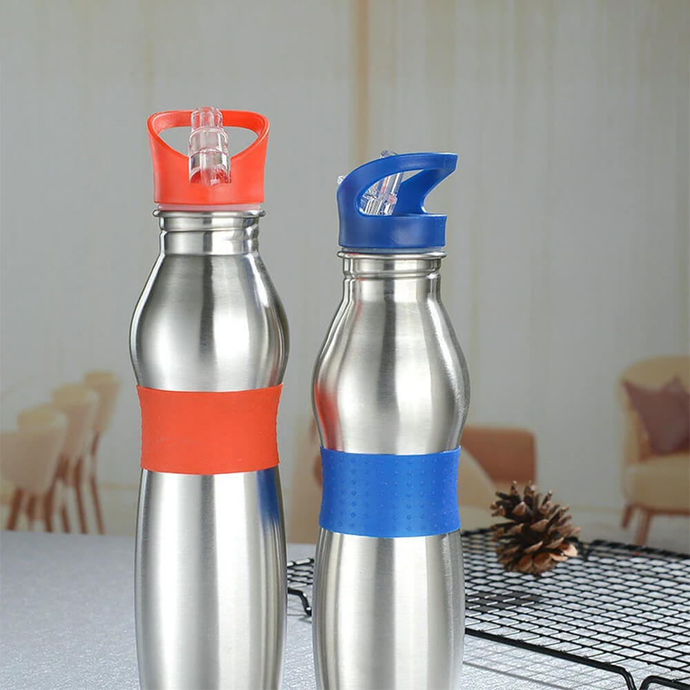 PORTABLE STAINLESS STEEL DOUBLE WALL INSULATED WATER BOTTLE