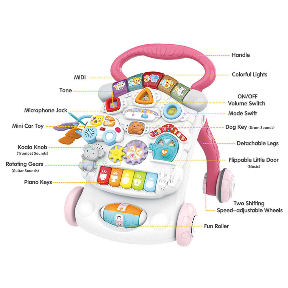 3 IN 1 MULTIFUNCTIONAL BABY ACTIVITY WALKER