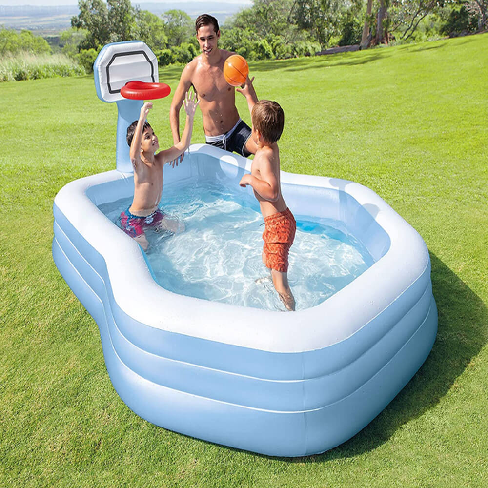 INTEX SWIM CENTER SHOOTIN HOOPS FAMILY POOL - 57183