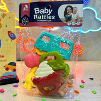 Thumbnail for 5 PCS - BABY RATTLE & TEETHER SET