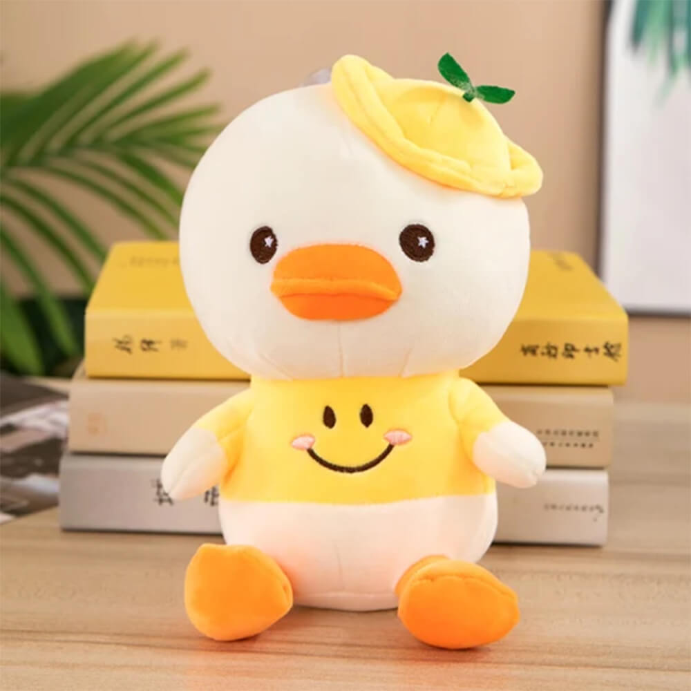 SOFT DUCK SMILEY STUFF TOY - 30CM