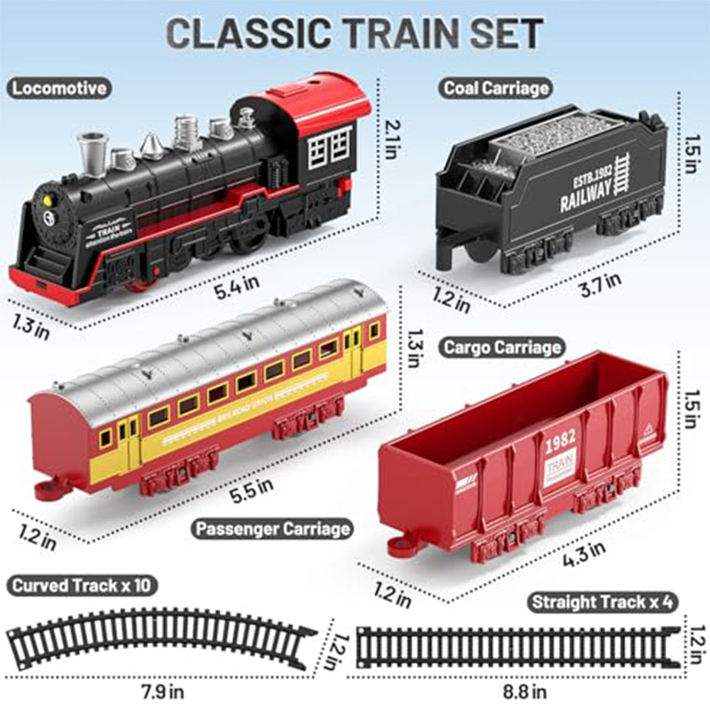 KIDS ELECTRIC STEAM ALLOY TRAIN