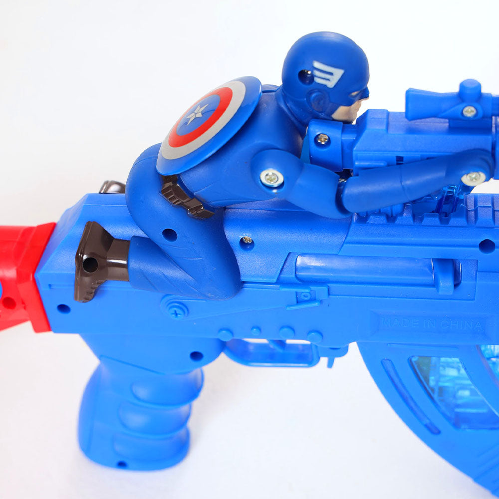 KIDS AUTOMATIC MACHINE GUN BLUE