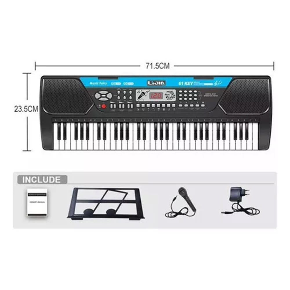 MUSICAL KEYBOARD FOR BEGINNER STUDENT - 61 KEYS