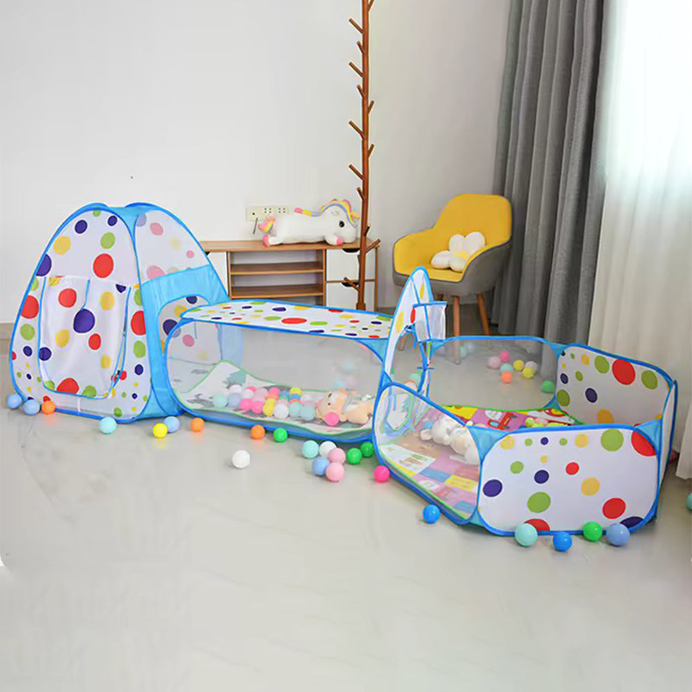 3 IN 1 PORTABLE TENT PLAY TUNNEL HOUSE