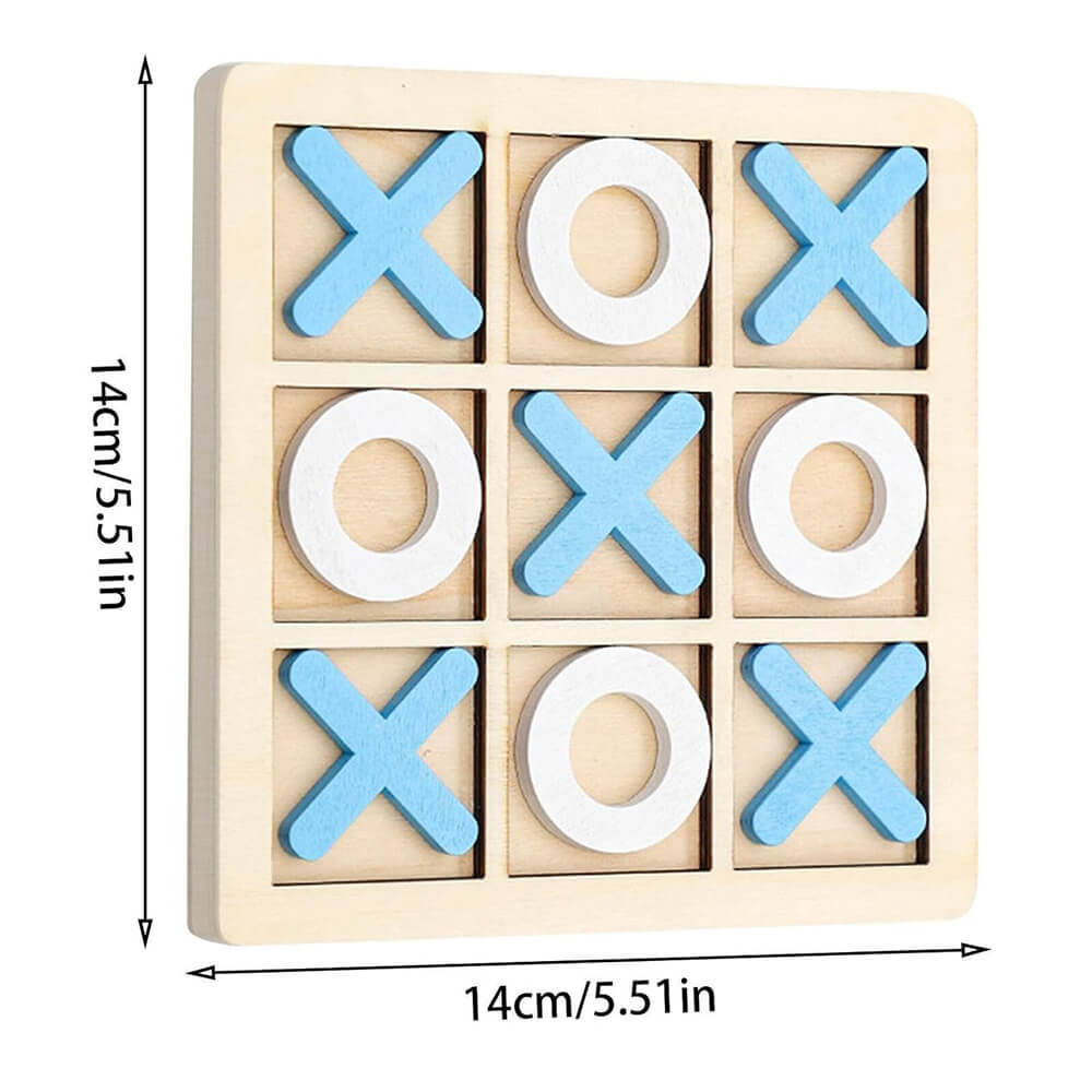 WOODEN TIC TAC TOE BOARD