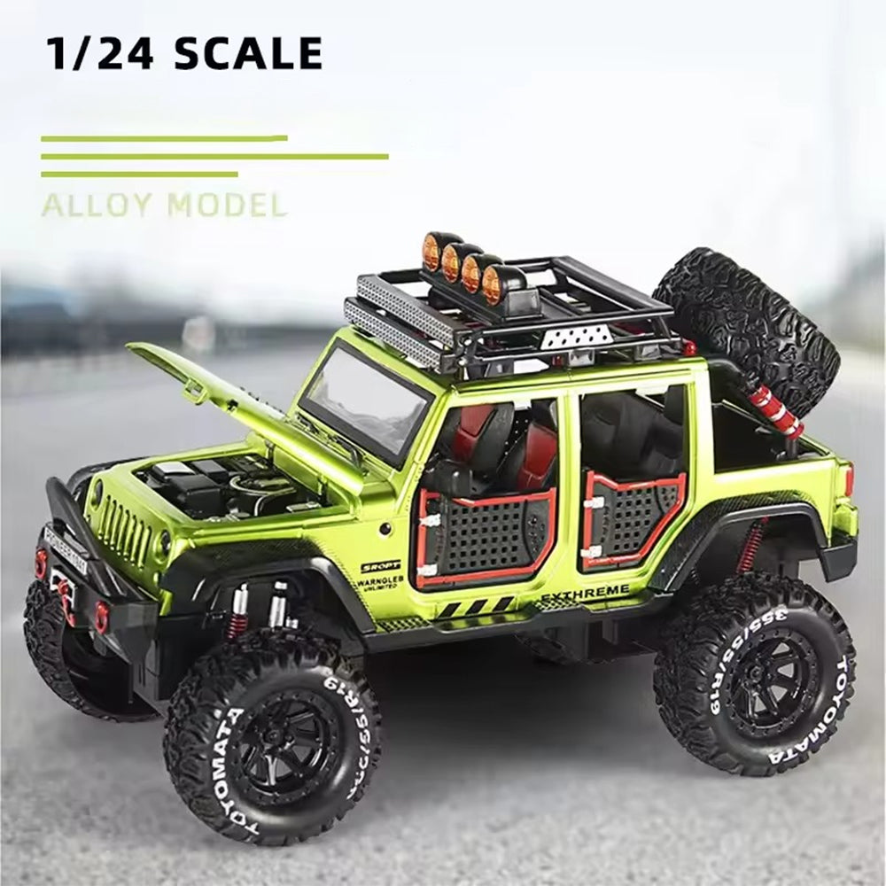 1:24 WRANGLER RUBICON ALLOY DIE CAST MODEL