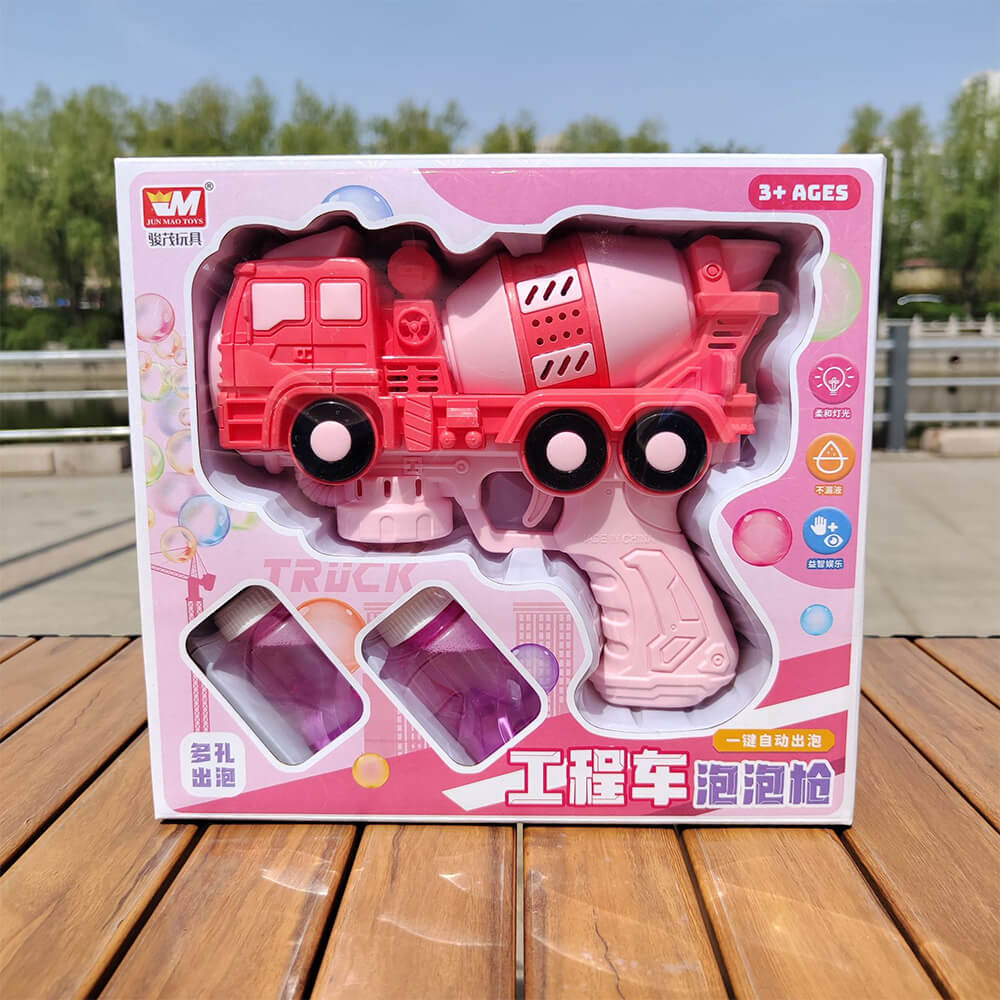 CONSTRUCTION TRUCK THEME BUBBLE GUN