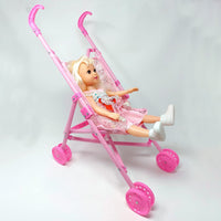 Thumbnail for PREMIUM DOLL'S PRAM WITH DOLL