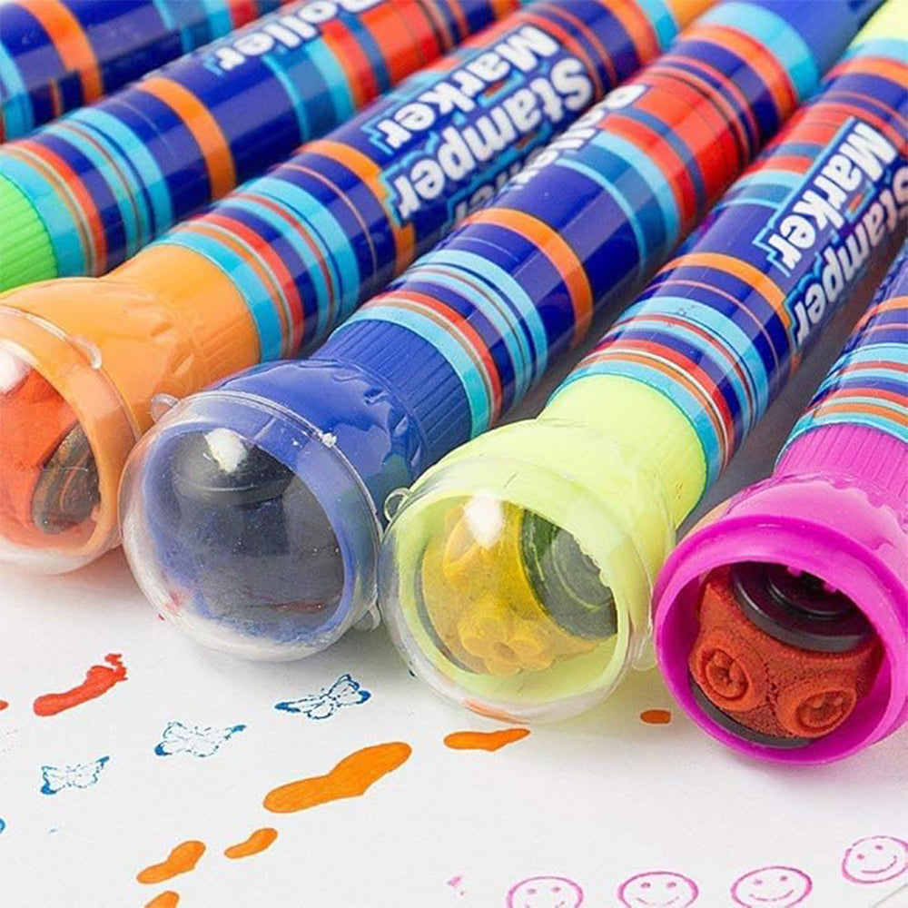 FUNBLAST 2 IN 1 ROLLER STAMPER MARKER FOR KIDS