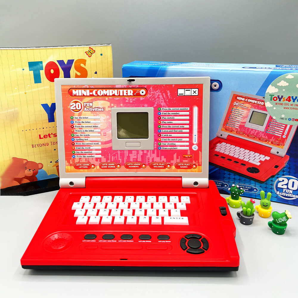 20 FUN ACTIVITIES MINI LAPTOP FOR KIDS