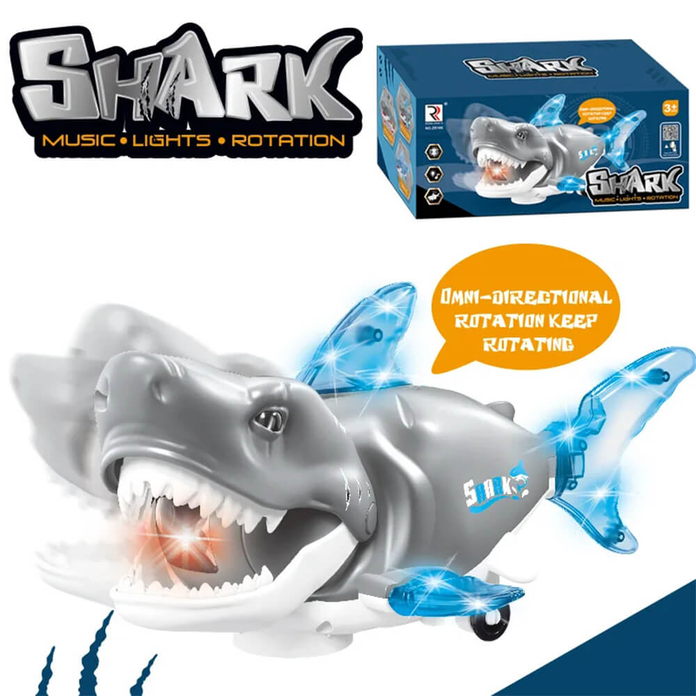 MUSICAL SHARK TOY WITH LIGHT AND MUSIC