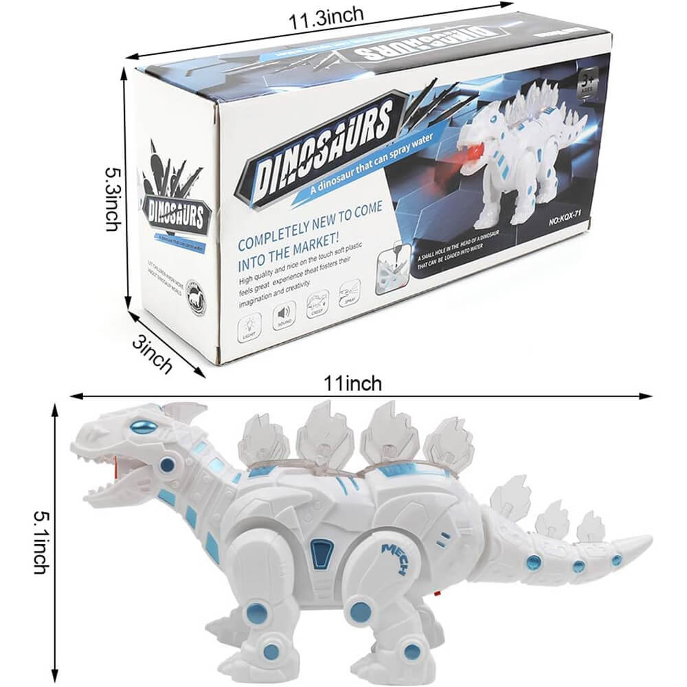 DINOSAUR WALKING ROBOT WITH FIRE SPRAY