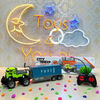 Thumbnail for REMOTE CONTROL TRANSPORT CITY TRAILER TRUCK FOR KIDS